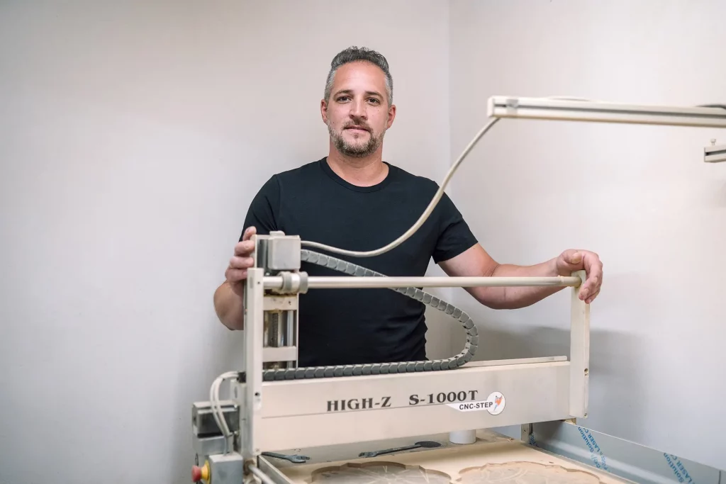 Holzwegweiser - Holzfräse - Über uns - Magdalena und Sandro aus Sonsbeck